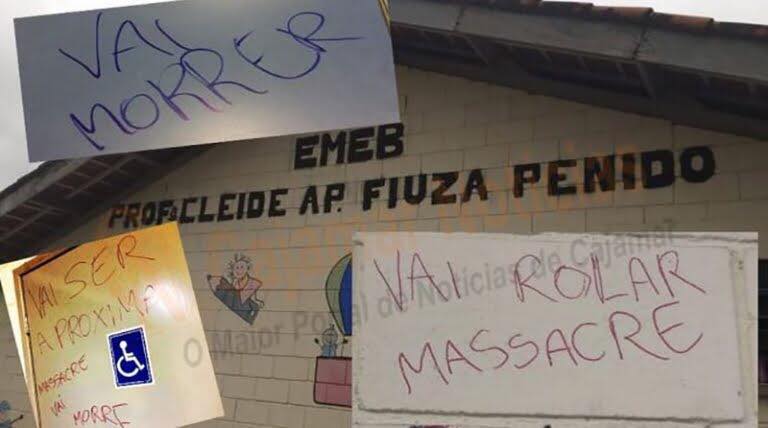 Ameaças são feitas por vândalos em escola de Cajamar