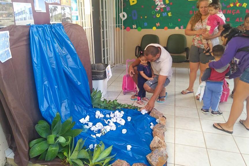 Alunos desenvolvem trabalho escolar sobre conscientização da água