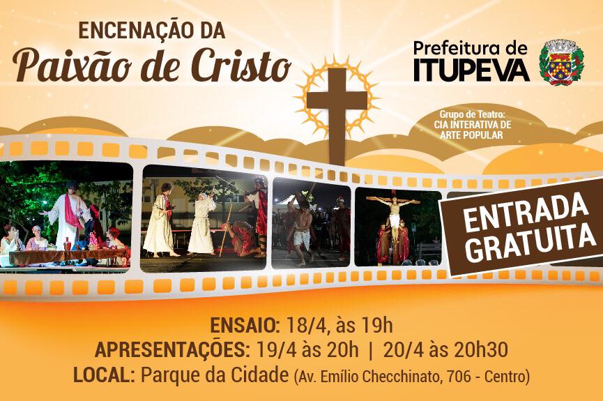 Apresentações ‘’Paixão de Cristo’’ acontecem em Itupeva