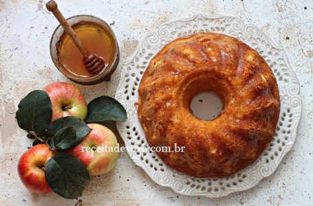 Receitas: Bolo de maçã de liquidificador