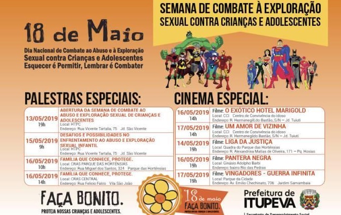 Prefeitura promove Semana com palestras e cinema gratuito