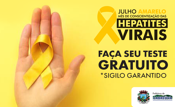 Em atenção ao Julho Amarelo, unidades oferecem testes rápidos de hepatites, HIV e sífilis