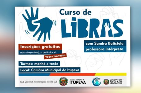 Câmara vai oferecer curso gratuito de Libras em Itupeva