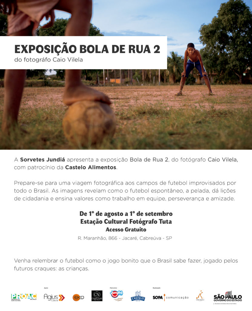 Cabreúva recebe a exposição fotográfica Bola de Rua 2