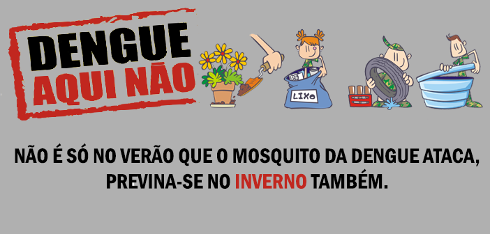 Inverno requer cuidados contra a dengue