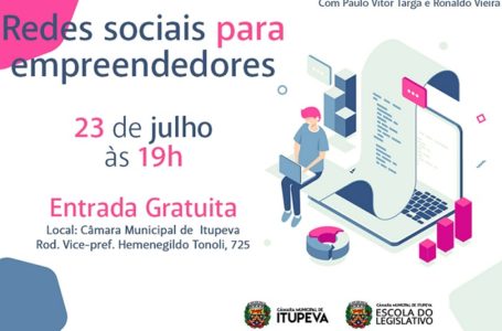 Palestra na Câmara vai falar sobre redes sociais para empreendedores