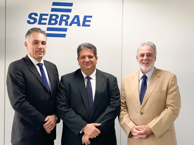 Prefeito de Itupeva se reúne com direção do Sebrae Nacional