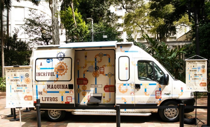 Cabreúva recebe A Incrível Maquina de Livros neste sábado (10)