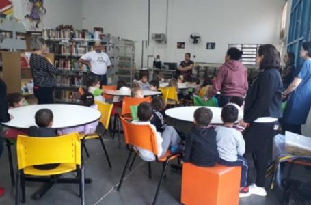 Projeto ‘Leitura’ leva alunos do maternal à Biblioteca Municipal em Cabreúva