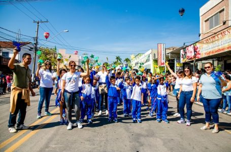 Desfile de 7 de Setembro é abrilhantado por estudantes de Itupeva