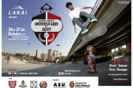 Desafio Paulista Universitário de Skate oferecerá bolsas de estudo para destaques do evento