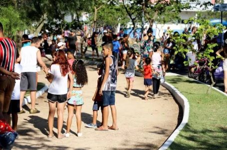 Dia das Crianças reúne centenas de baixinhos no Parque da Cidade de Itupeva