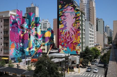 Grafite de 10 mil m² é produzido no centro São Paulo