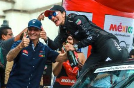 TAG Heuer, parceira e cronometrista oficial da corrida La Carrera Panamericana, celebrou a chegada de seus pilotos Hilarie e Laura Damiron