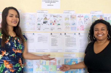 Secretaria de Educação tem exposição de HQs e redações de alunos em Cabreúva