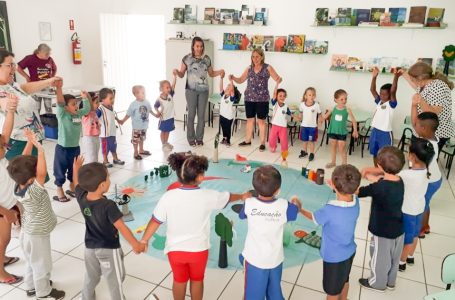 Alunos da Creche São Roque da Chave visitam Centro de Educação Ambiental em Itupeva