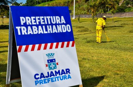 Prefeitura realiza serviços de limpeza e zeladoria em várias regiões em Cajamar