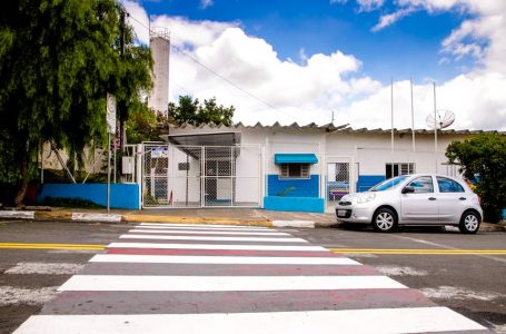 Região das escolas recebe pintura nas faixas de pedestres em Itupeva