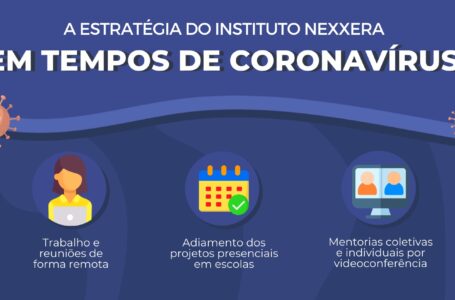 Instituto Nexxera redefine sua estratégia de atuação em tempos de coronavírus e irá  rodar seus projetos online