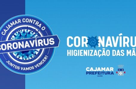 Orientações de higiene contra o novo Coronavírus em Cajamar