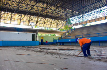 Prefeitura inicia reforma do Ginásio de Esportes no Polvilho em Cajamar