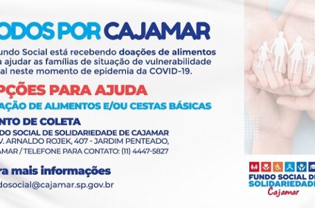 Fundo Social lança campanha para doações de alimentos em Cajamar