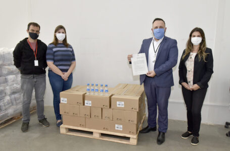 Ambev doa álcool em gel para combate à pandemia em Jundiaí