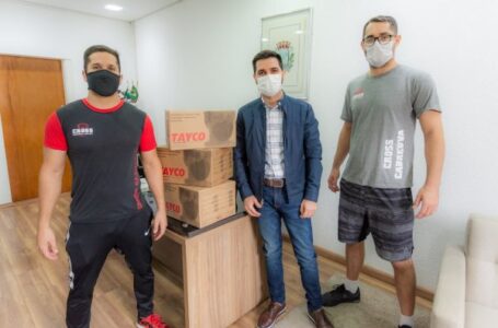Após ação, academia faz doação de 300 máscaras para a Saúde em Cabreúva