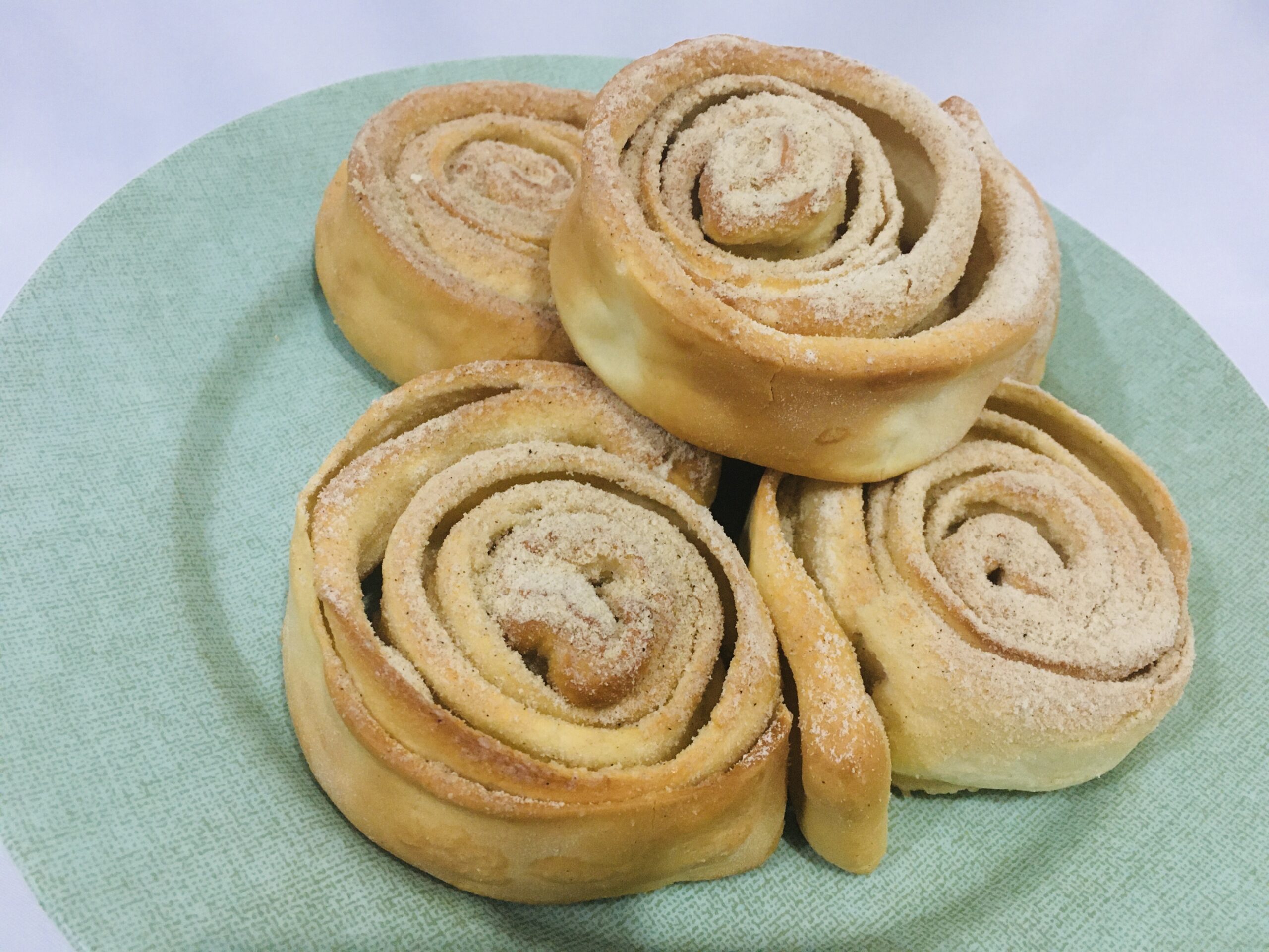 Cinnamon Roll para aquecer seu lanche da tarde