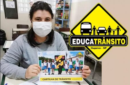 Prefeitura entrega cartilhas de boas práticas no trânsito para alunos da APAE em Itupeva
