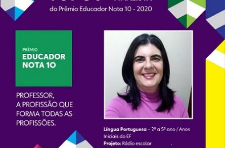 Jundiaí tem nova finalista do Prêmio Educador Nota 10
