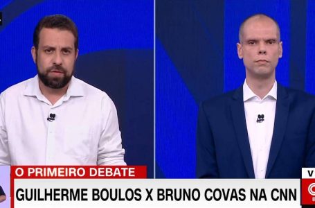 Veja como foi o 1° debate entre Bruno Covas e Guilherme Boulos