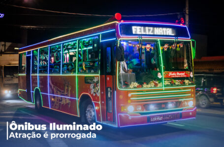 Ônibus Iluminado segue como atração na cidade entre os dias 27 e 30 de dezembro