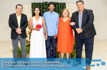 Casamento Comunitário é retomado em Itupeva; noivos são recepcionados no CCI