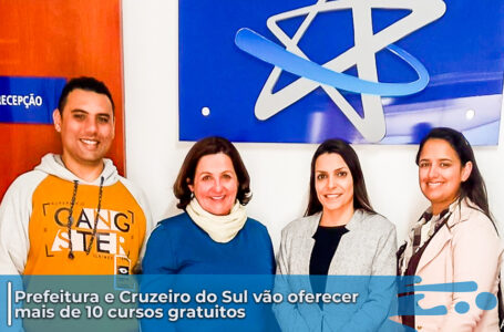 Capacitação profissional: Prefeitura e Cruzeiro do Sul oferecem mais de 10 cursos gratuitos