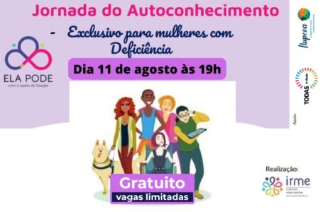 Inscrições abertas para a ‘Oficina Ela Pode – Jornada de Autoconhecimento’