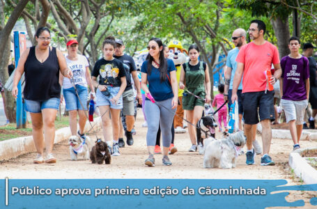 Primeira edição da Cãominhada reforça importância da guarda responsável